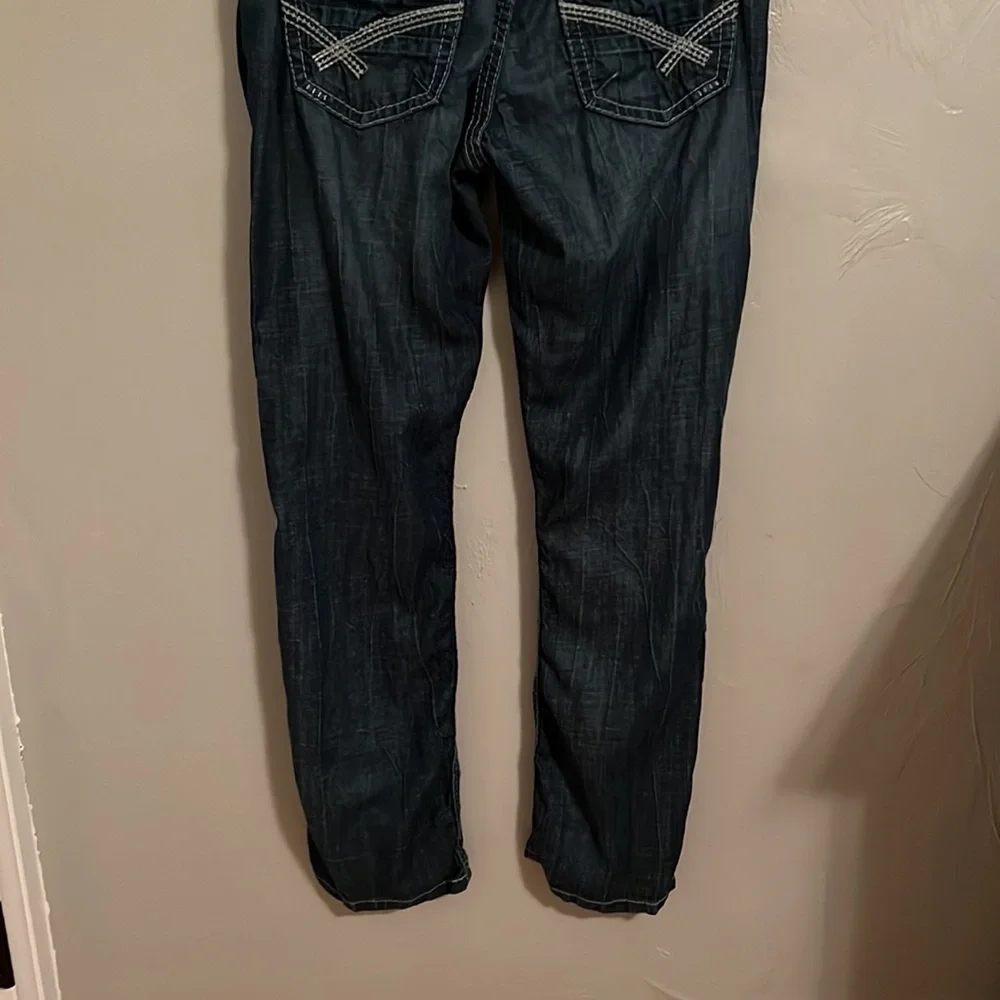 BKE Jake straight leg dark wash jeans